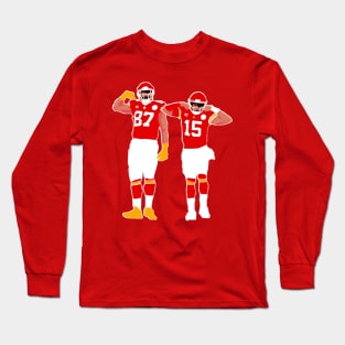 Mahomes and travis kelce kc chiefs Long Sleeve T-Shirt